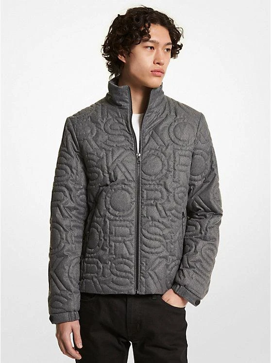 michael_kors Logo Quilted Jacket 1