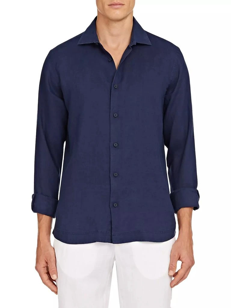 ORLEBAR BROWN Giles Smart Linen Shirt 3