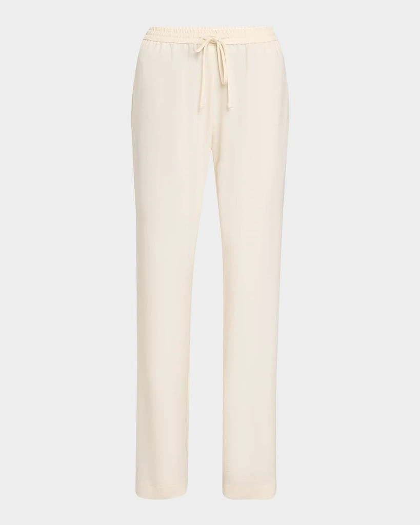 Enza Costa Crepe Drawstring Resort Pants 1