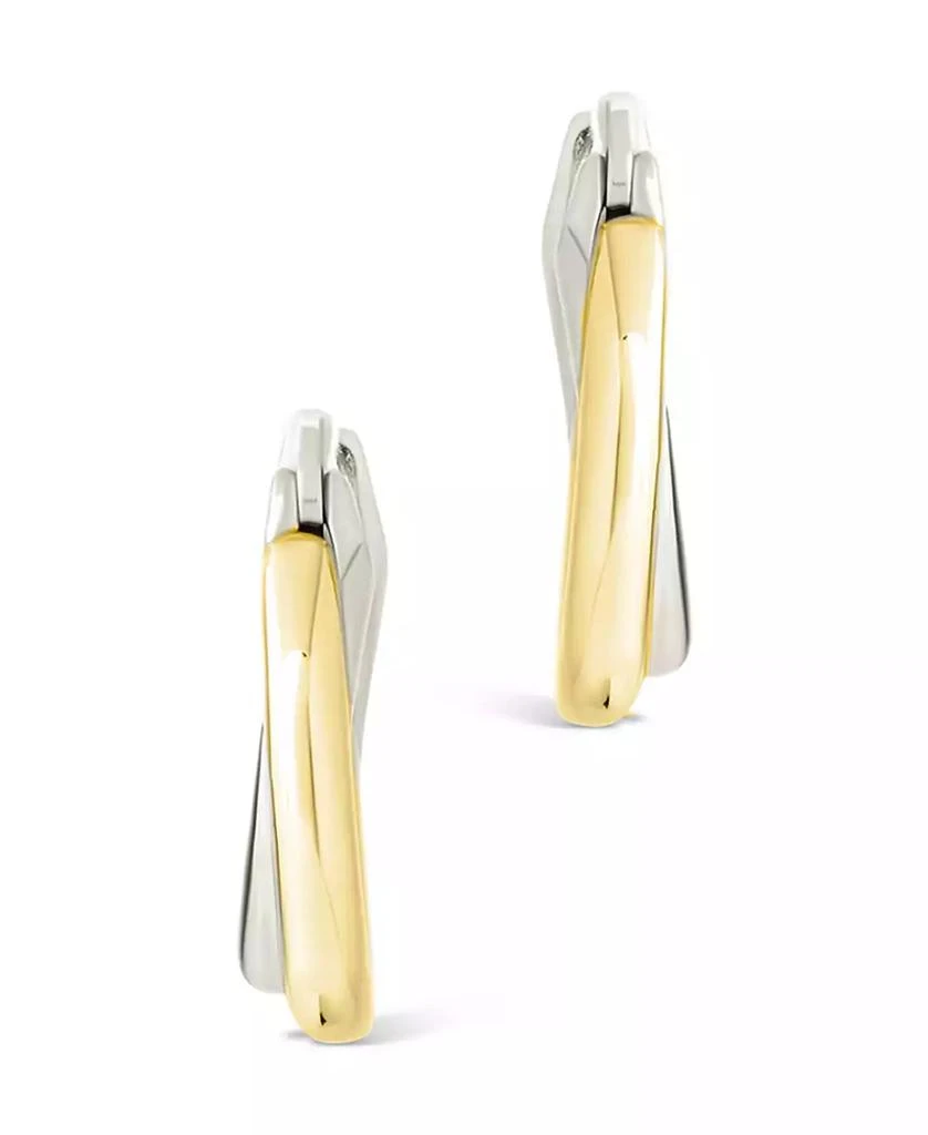 Sterling Forever Sterling Silver Janice Twisted Hoop Earrings 2