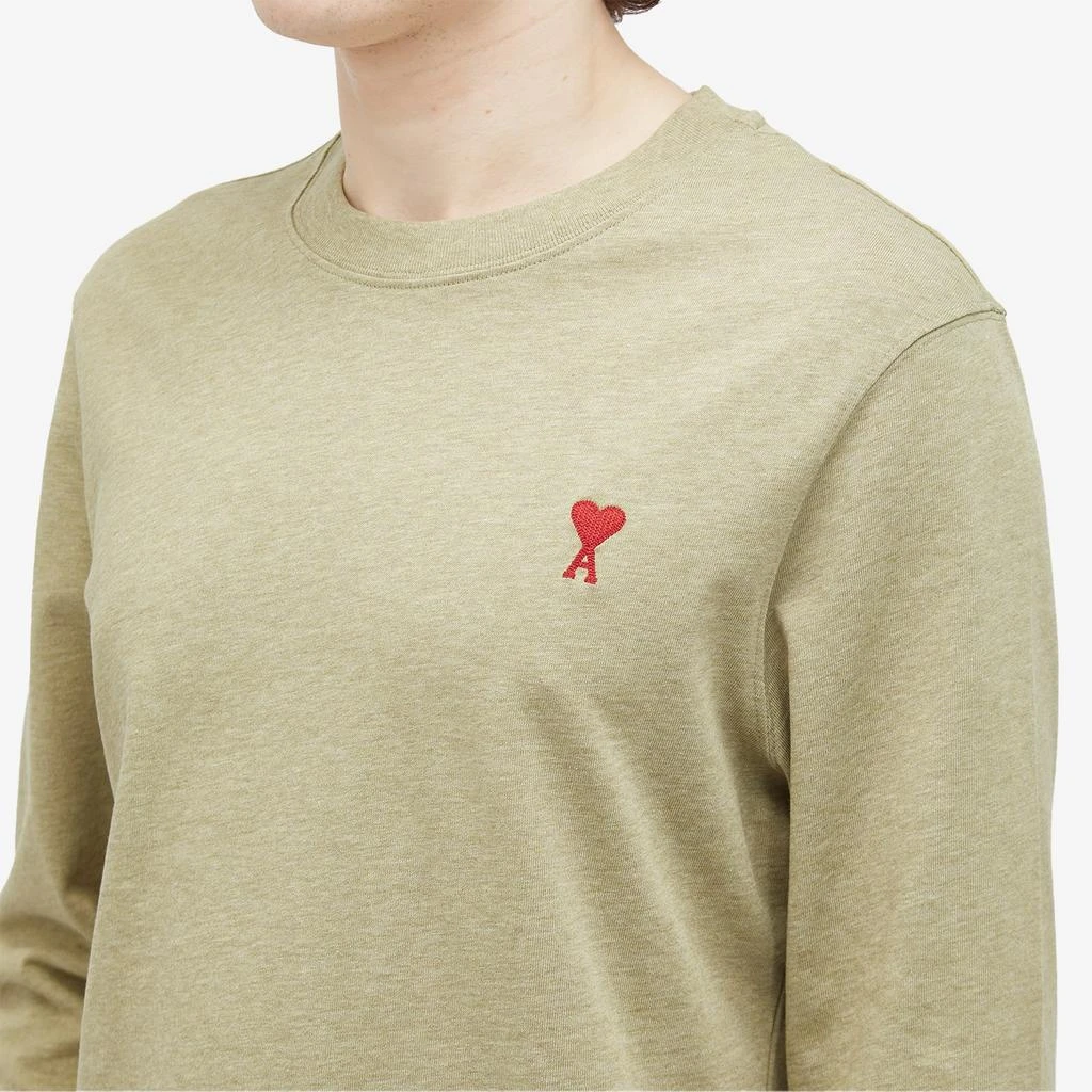 AMI AMI Paris Long Sleeve Small A Heart T-Shirt 5
