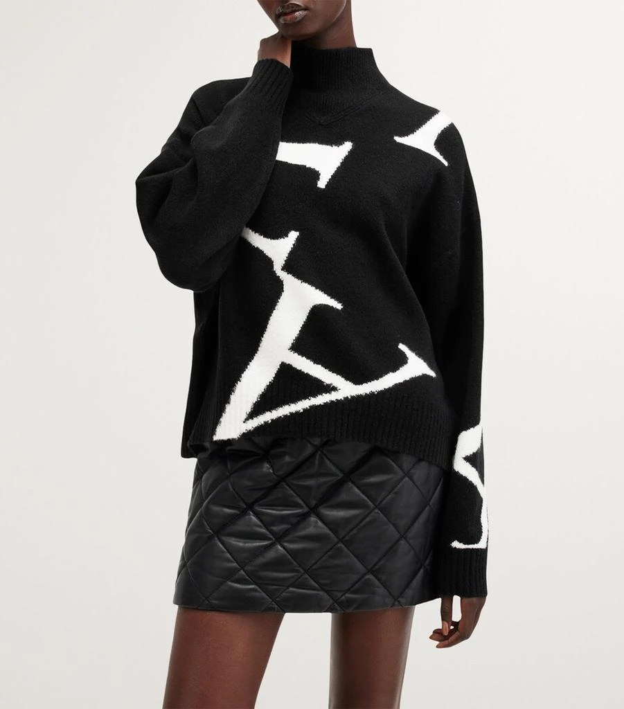 ALL SAINTS Wool-Blend A Star Sweater 4