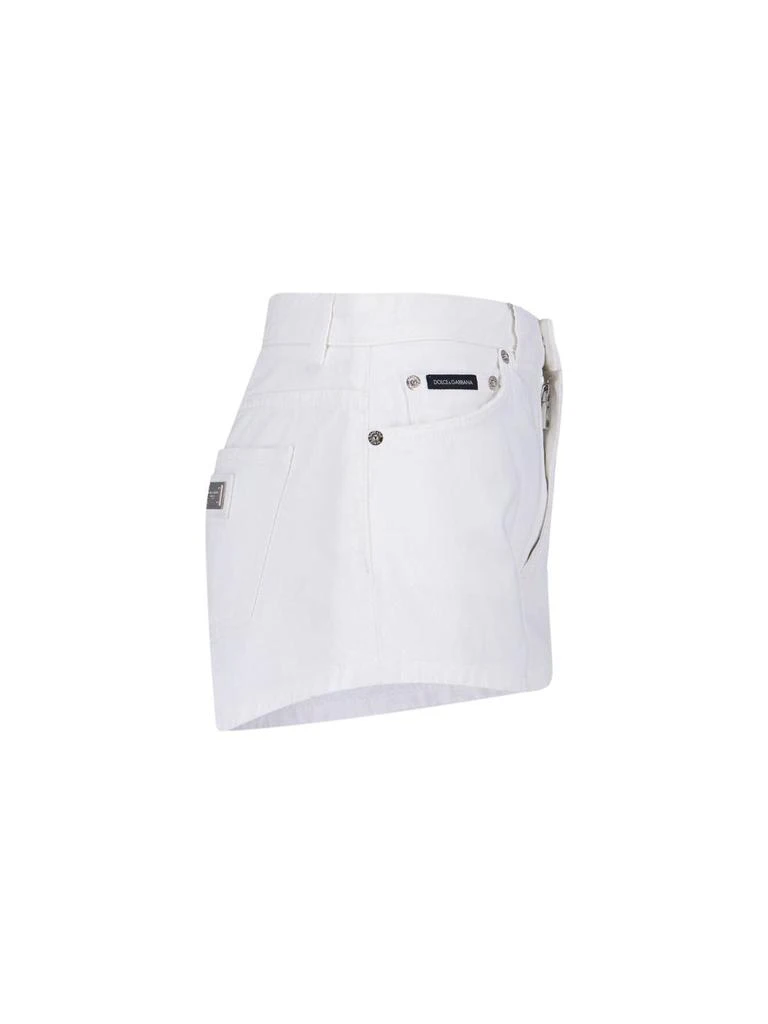 Dolce 
Gabbana Dolce 
Gabbana Logo Plaque Denim Shorts 3