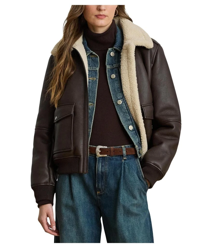 Ralph Lauren Faux Shearling Sb 35"
