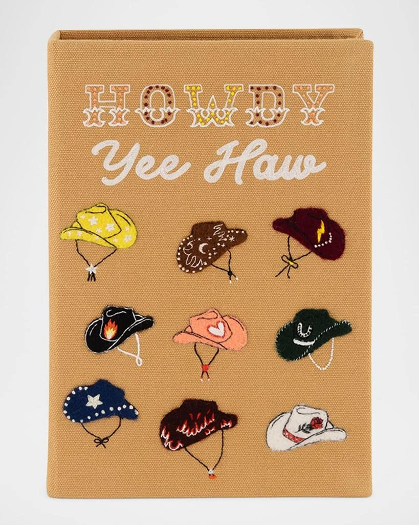 Olympia Le-Tan Howdy Cowgirl Hats Book Clutch Bag 1