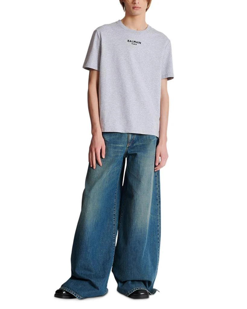 Balmain Crewneck Logo Tee 2
