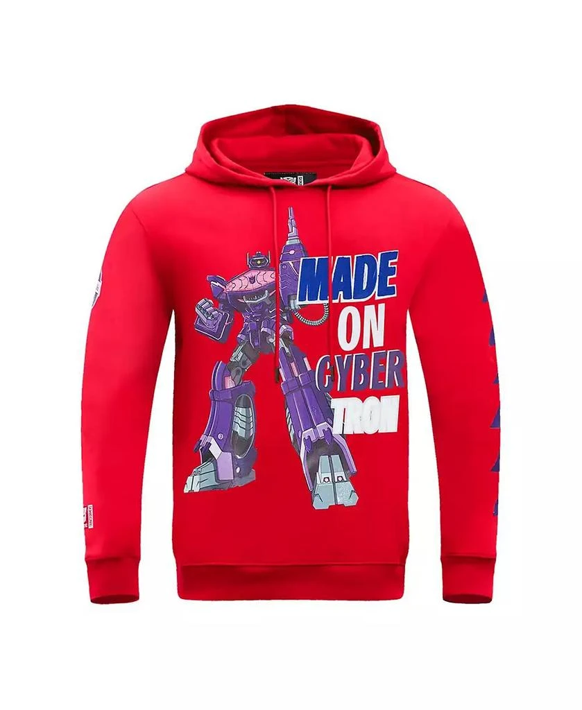 Freeze Max Men's and Women's Red Transformers Made On Cybertron Pullover Hoodie 2