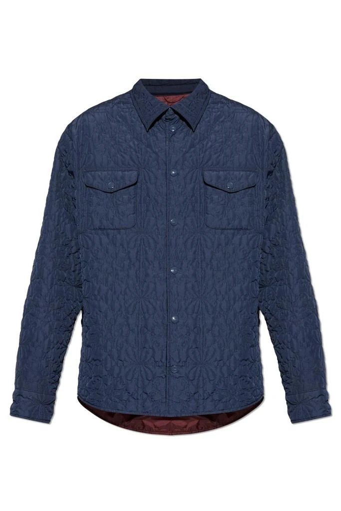 ETRO Etro Long Sleeved Quilted Overshirt from Cettire