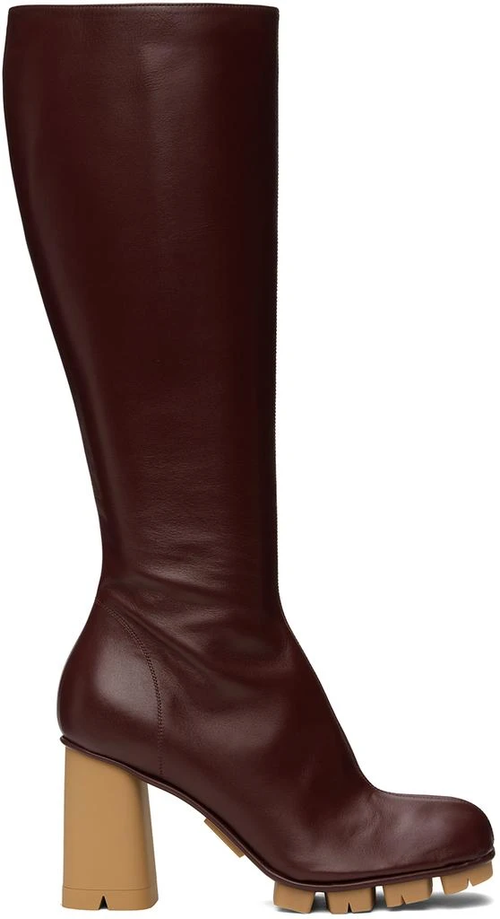 Bottega Veneta Burgundy Shore Boots 1
