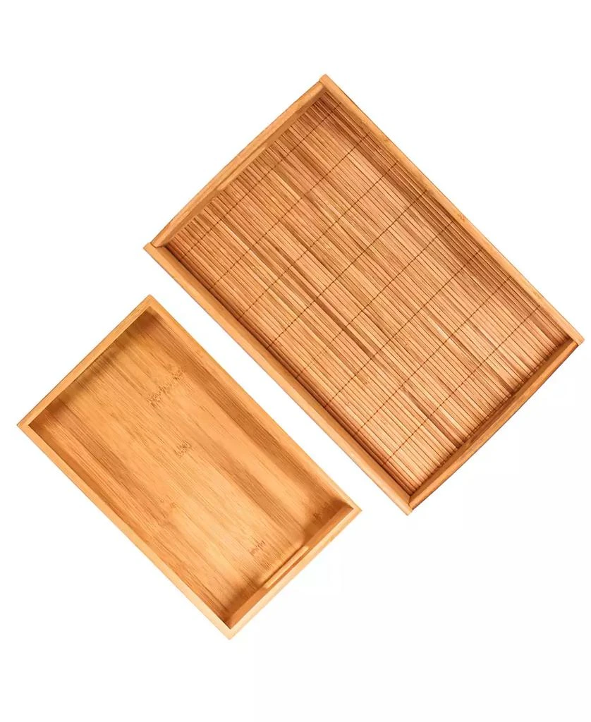 BergHOFF Bamboo 2-Pc. Serving Tray Set 1