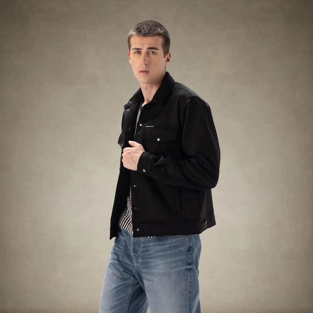 Members Only Men's Soft Shell Shirt Jacket 3