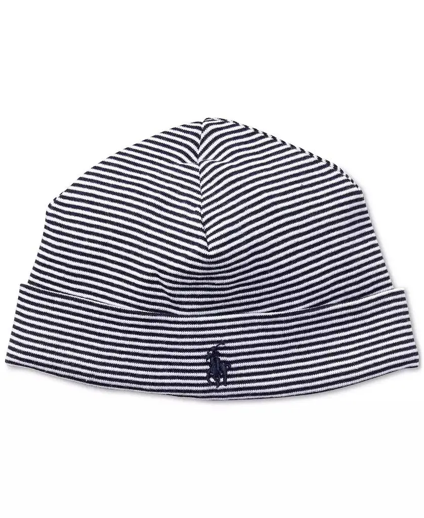 Ralph Lauren Baby Boys Striped Soft Cotton Hat