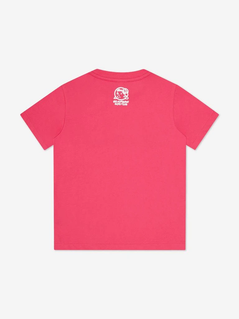 Billionaire Boys Club Billionaire Boys Club Kids Robot Text T-Shirt in Pink 2