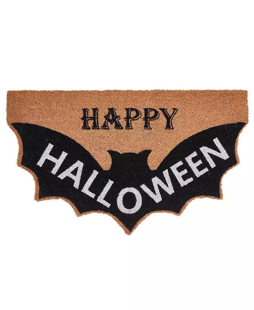 VCNY Home Bat Halloween Outdoor Doormat, 18" x 30"