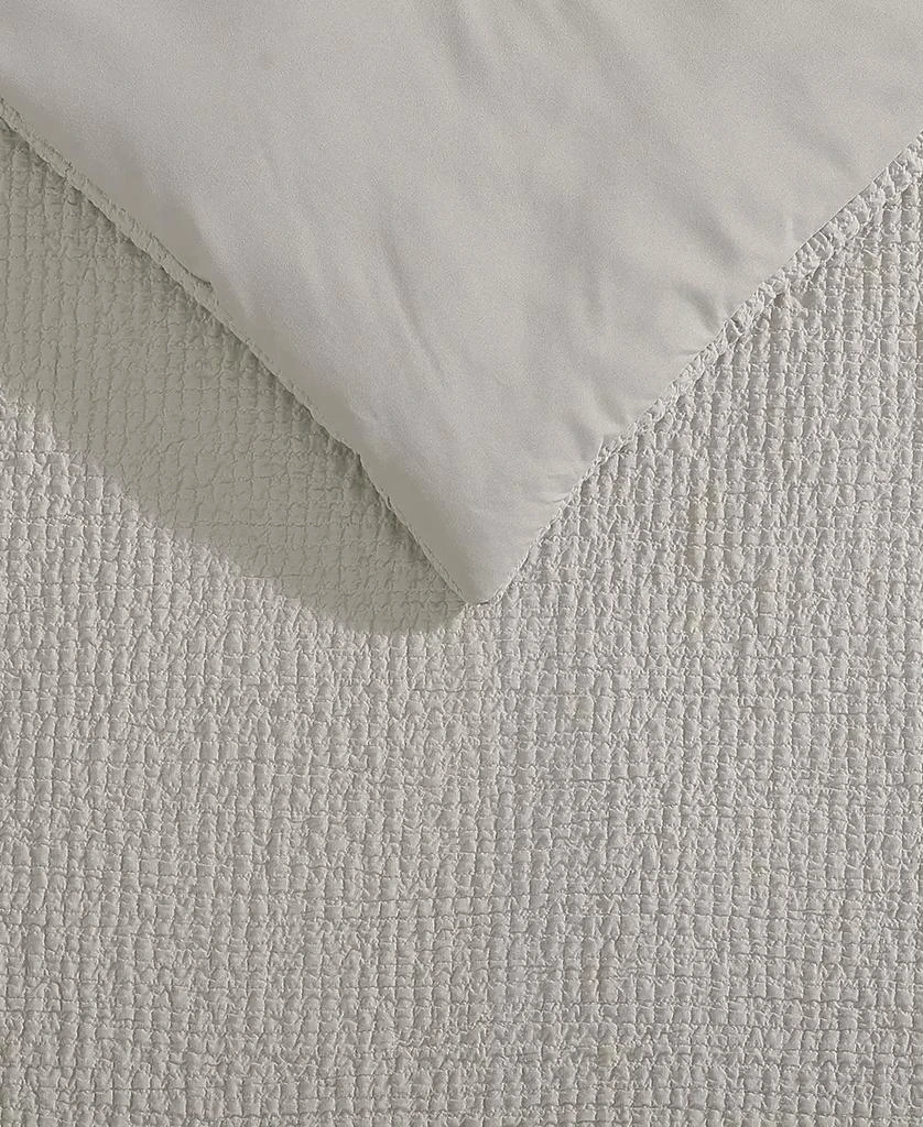 Vera Wang Puckered Texture 3-Pc. Comforter Set 5