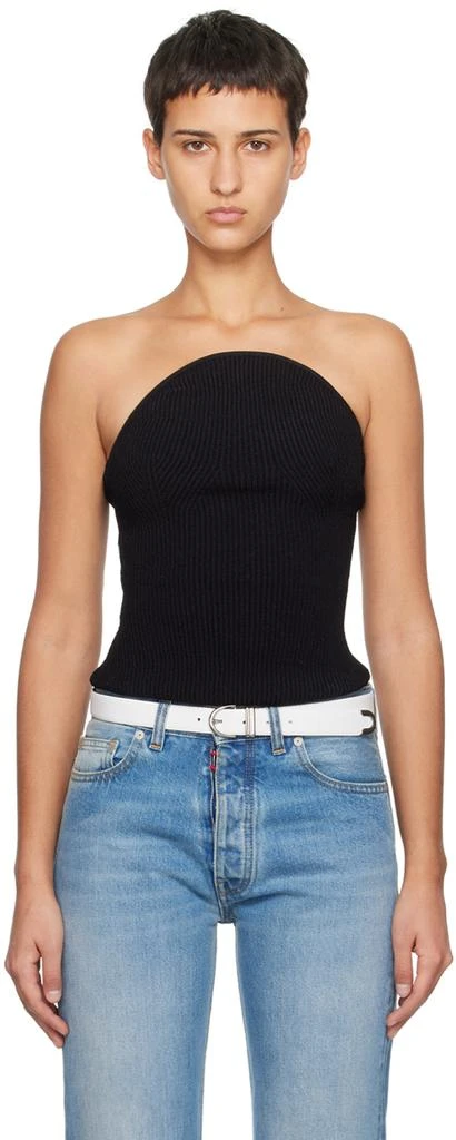 Khaite Black 'The Jericho' Camisole 1