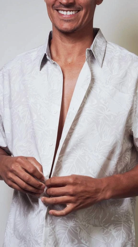 Fundamental Coast Eco Jungle Shirt In Birch 4