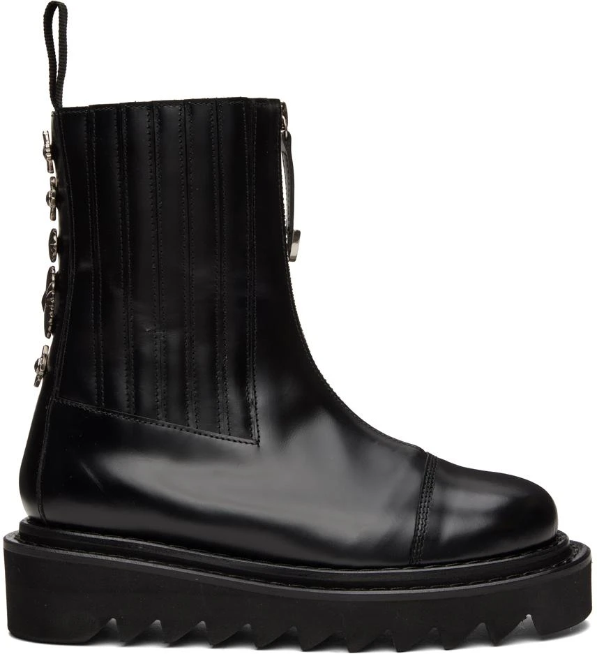 Toga Pulla Black Side Gore Zip Boots 1