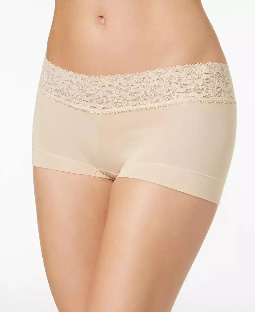 Maidenform Cotton Dream Lace Boyshort Underwear 40859 1