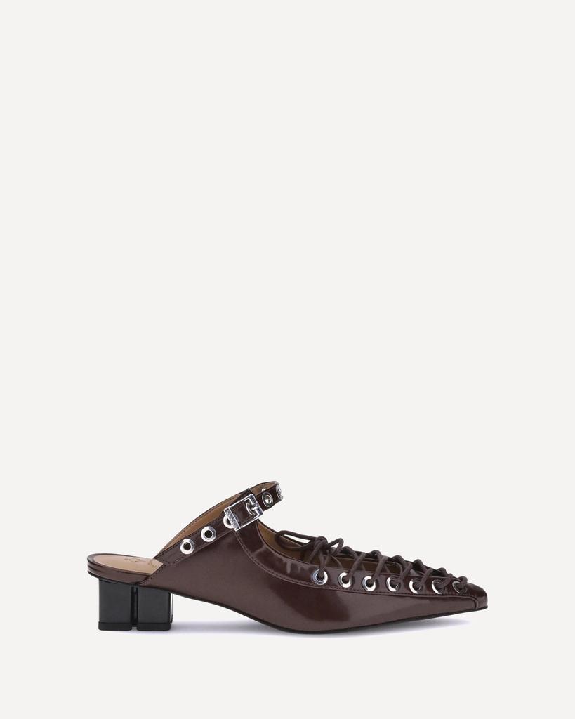 Ganni Oleatex laced Mules