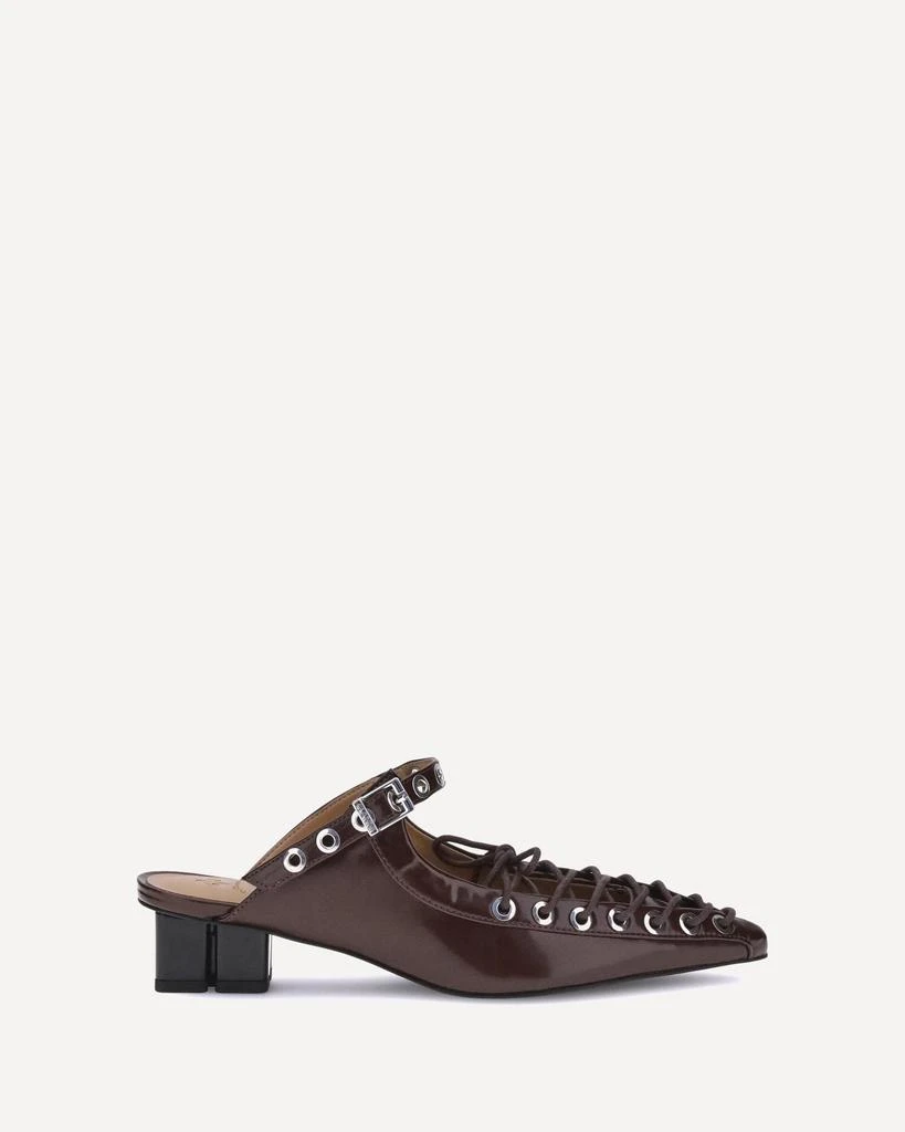 Ganni Oleatex laced Mules 1