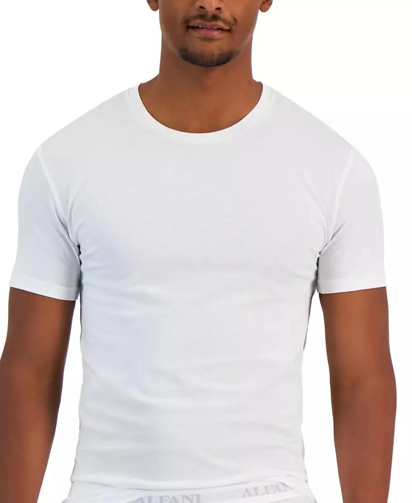 Alfani Men's 4-Pk. Slim-Fit Solid Cotton Undershirts, Created for Macy's 3