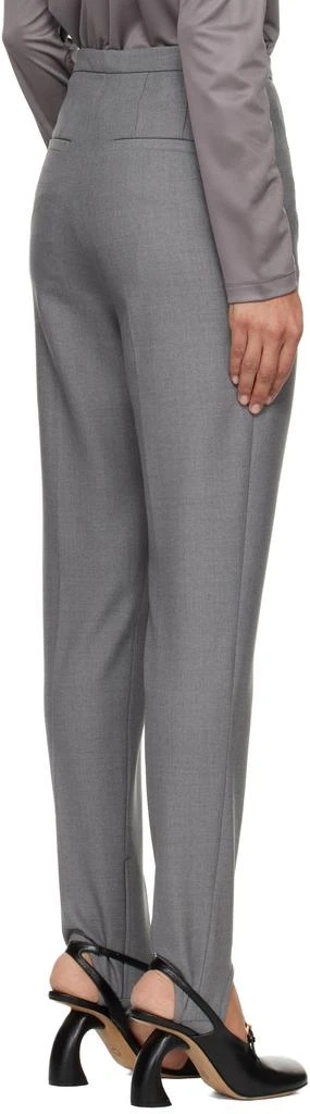 Dries Van Noten Gray Stirrup Trousers 3