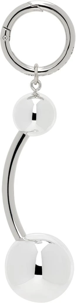 Justine Clenquet Silver Connie Keychain