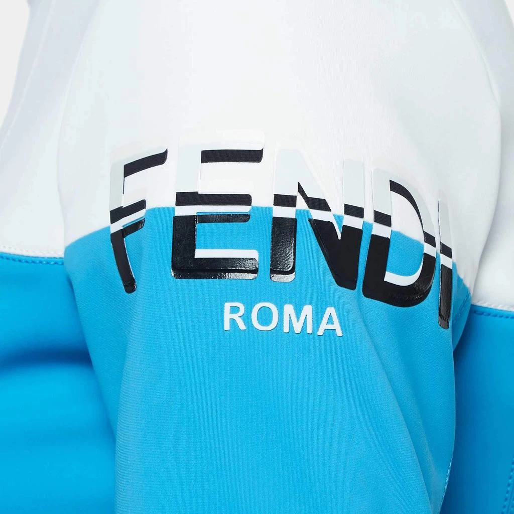 Fendi Fendi Blue/White Synthetic Padded Ski Jacket S 3