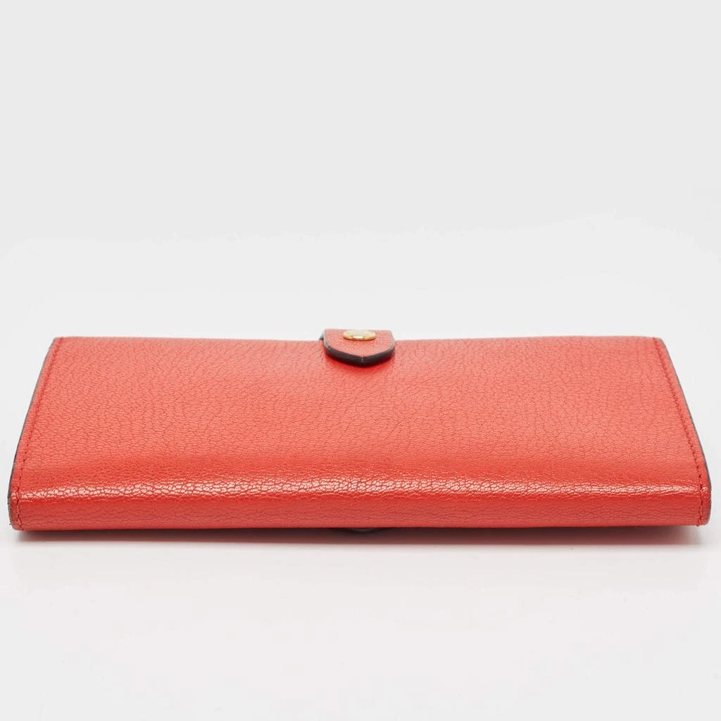 Burberry Burberry Red Leather Harlow Continental Wallet 9