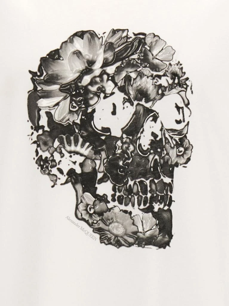 Alexander McQueen Alexander McQueen Skull Printed Crewneck T-Shirt 4