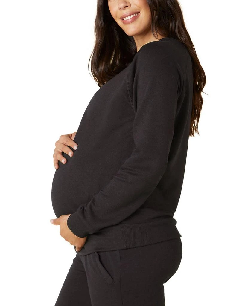 Beyond yoga Raglan Sleeve Maternity Sweatshirt 6