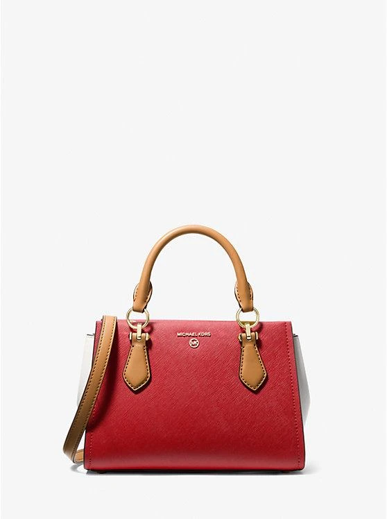 michael_kors Marilyn Small Color-Block Saffiano Leather Crossbody Bag 1