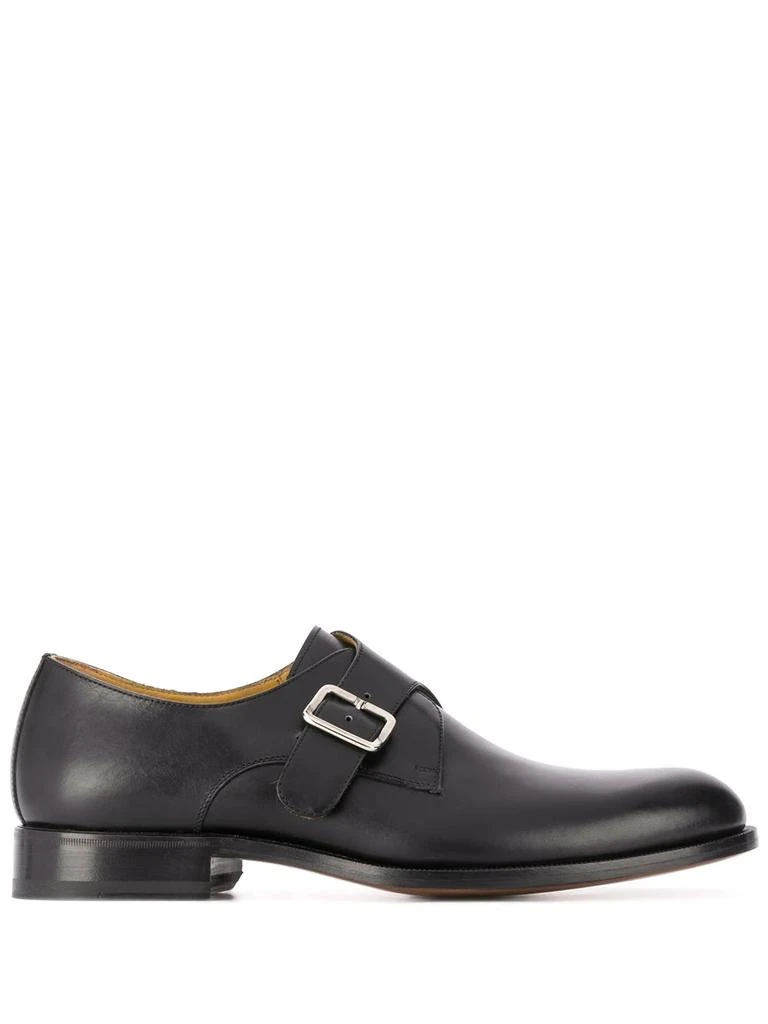 Scarosso Jack single strap monk shoes - men -  -  - Black 1