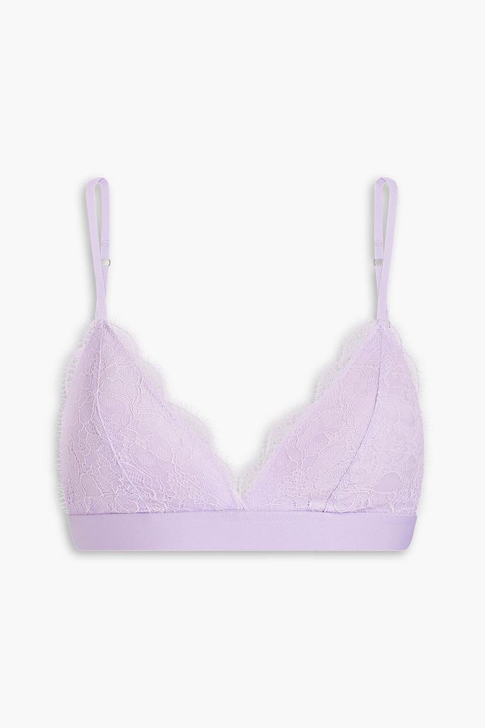 LOVE STORIES Darling Lace Lia Leavers lace triangle bra