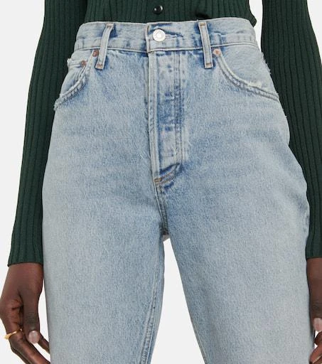 AGOLDE Riley high-rise cropped straight jeans 4