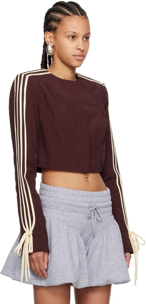 FIDAN NOVRUZOVA Burgundy Giada Jacket