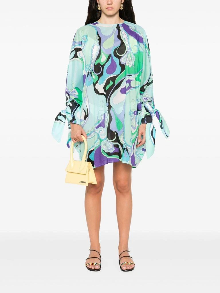 Pucci PUCCI - Printed Cotton Kaftan Dress 1
