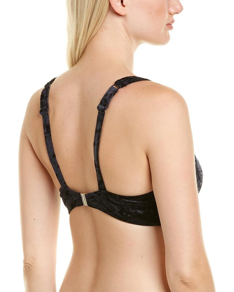 Shan Velour Bralette Bikini Top 2