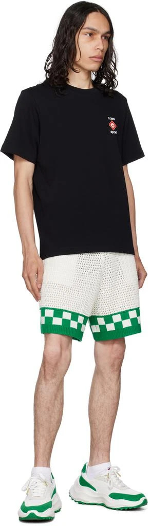 Casablanca SSENSE Exclusive Black Casa Sport T-Shirt 4