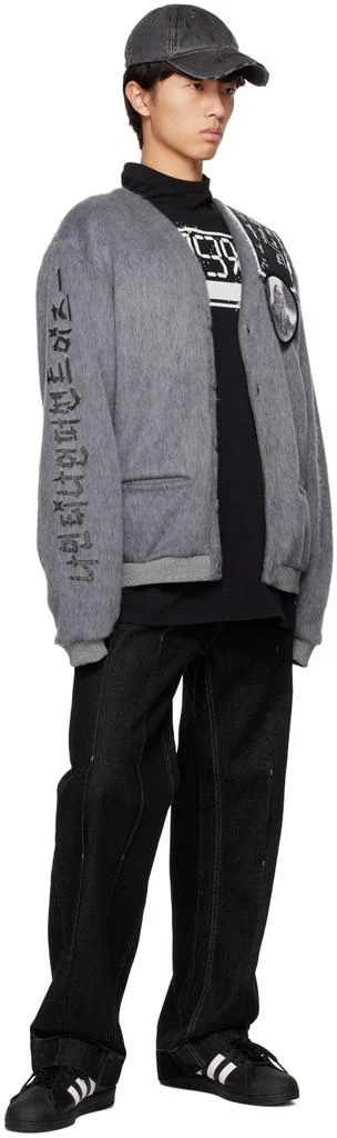 99% IS Gray Patch Cardigan 4