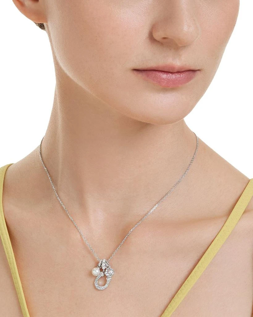 Swarovski Symbolica Mixed Stone Horseshoe Multi Charm Pendant Necklace, 14.87-17.75" 2