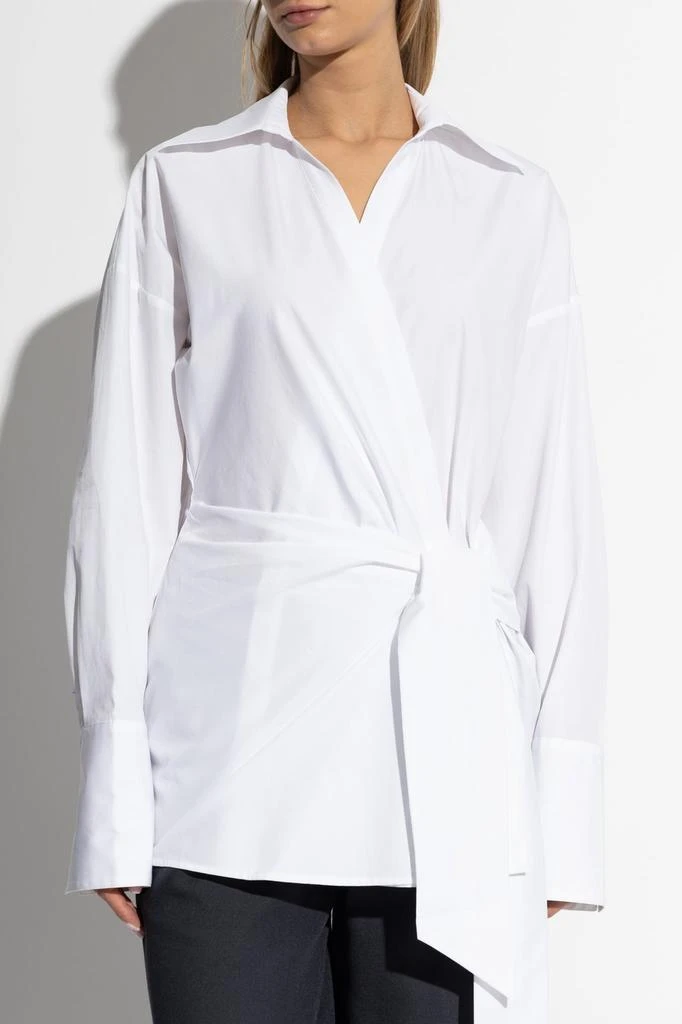 GAUGE81 GAUGE81 Asymmetric Draped Blouse Top 3