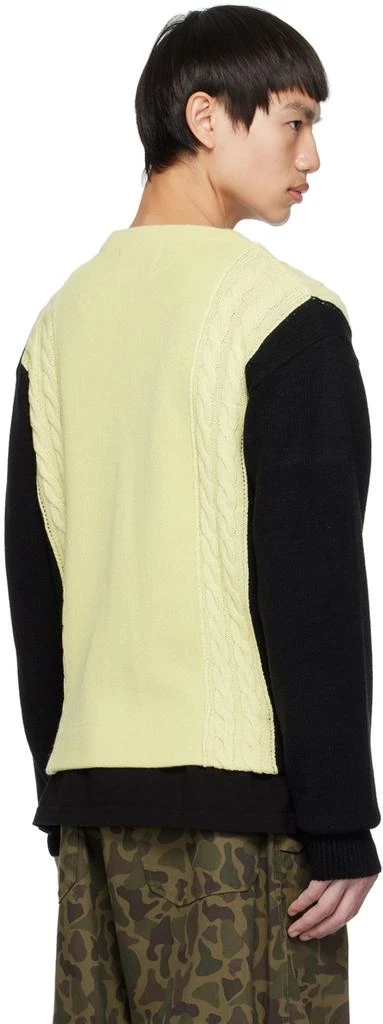 Awake NY Off-White & Black Contrast Cardigan 3