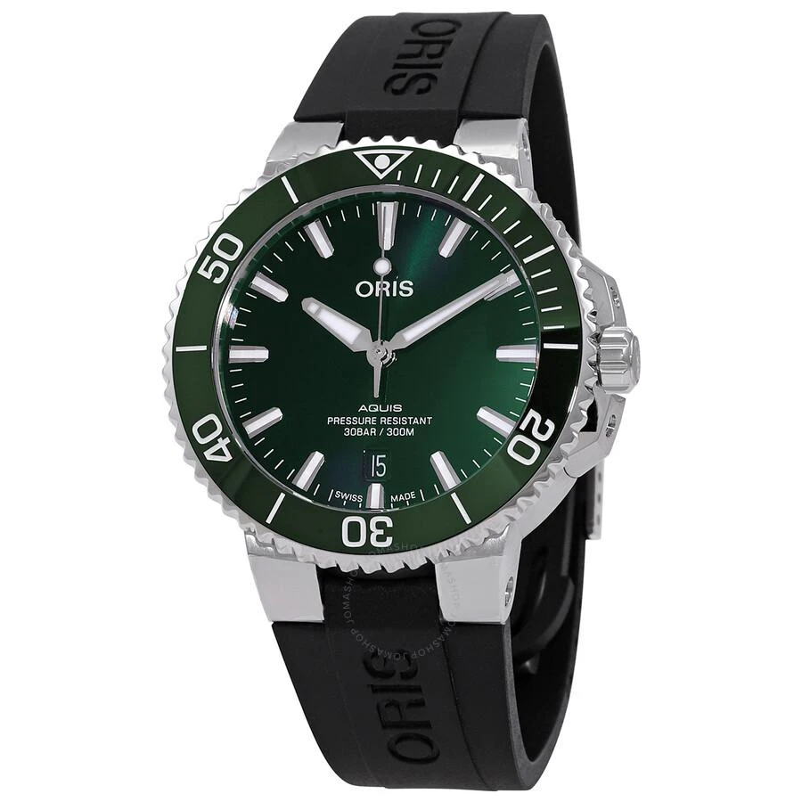 Oris Aquis Automatic Green Dial Men's Watch 01 733 7766 4157-07 4 22 64FC 1