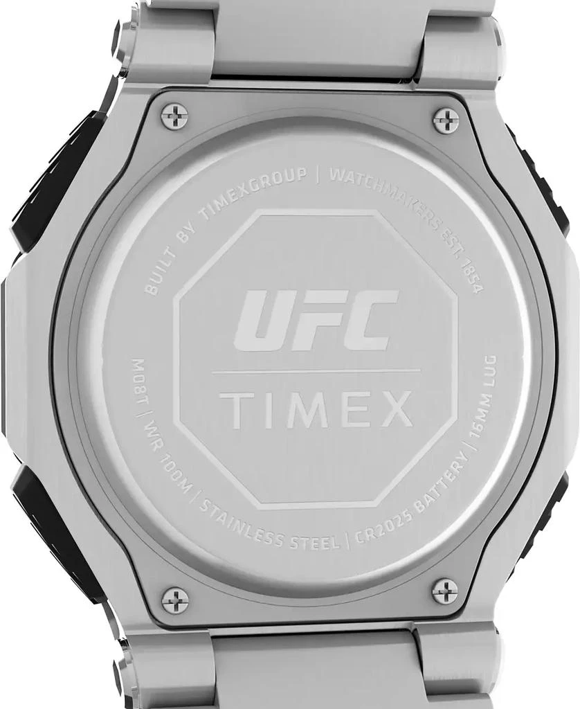 Timex UFC Men's Colossus Analog-Digital Silver-Tone Stainless Steel Watch, 45mm 5