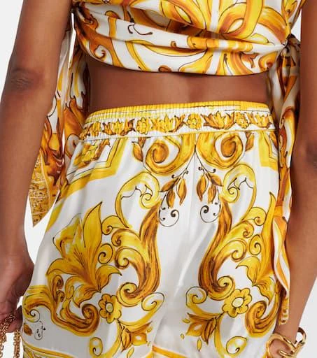 Dolce 
Gabbana Majolica silk shorts 5