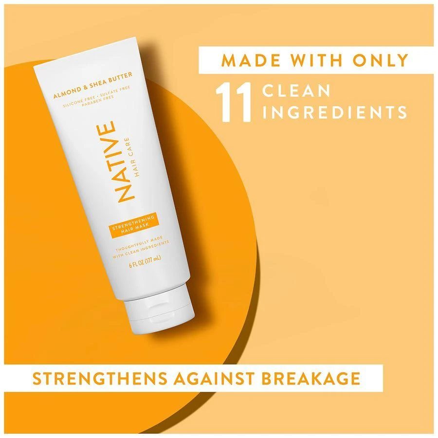 Native Strengthening Hair Mask Almond & Shea Butter 7