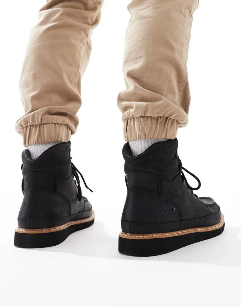 Timberland Timberland Newmarket mid lace up boot in black 2