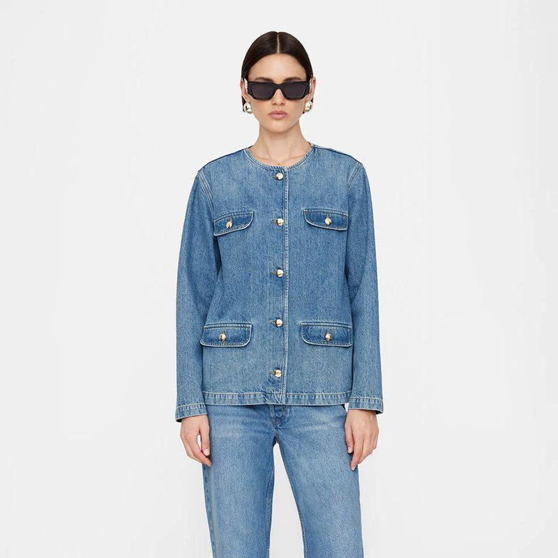 ANINE BING Janet Jacket Atlantic Blue 2